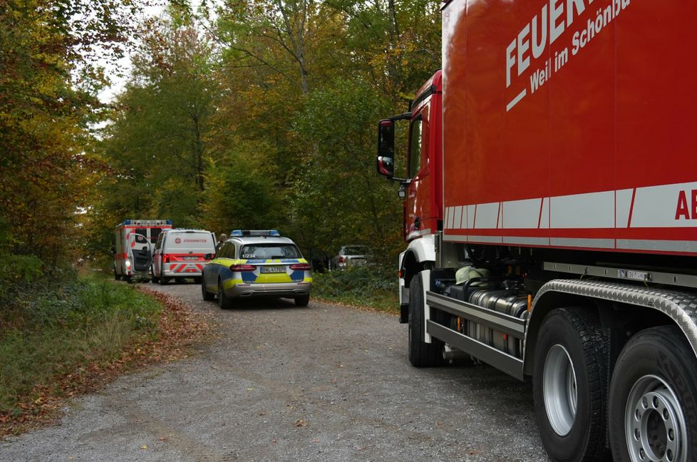 Die Beifahrerin lenkte das Auto in einen Waldweg. Bild: SDMG/Dettenmeyer