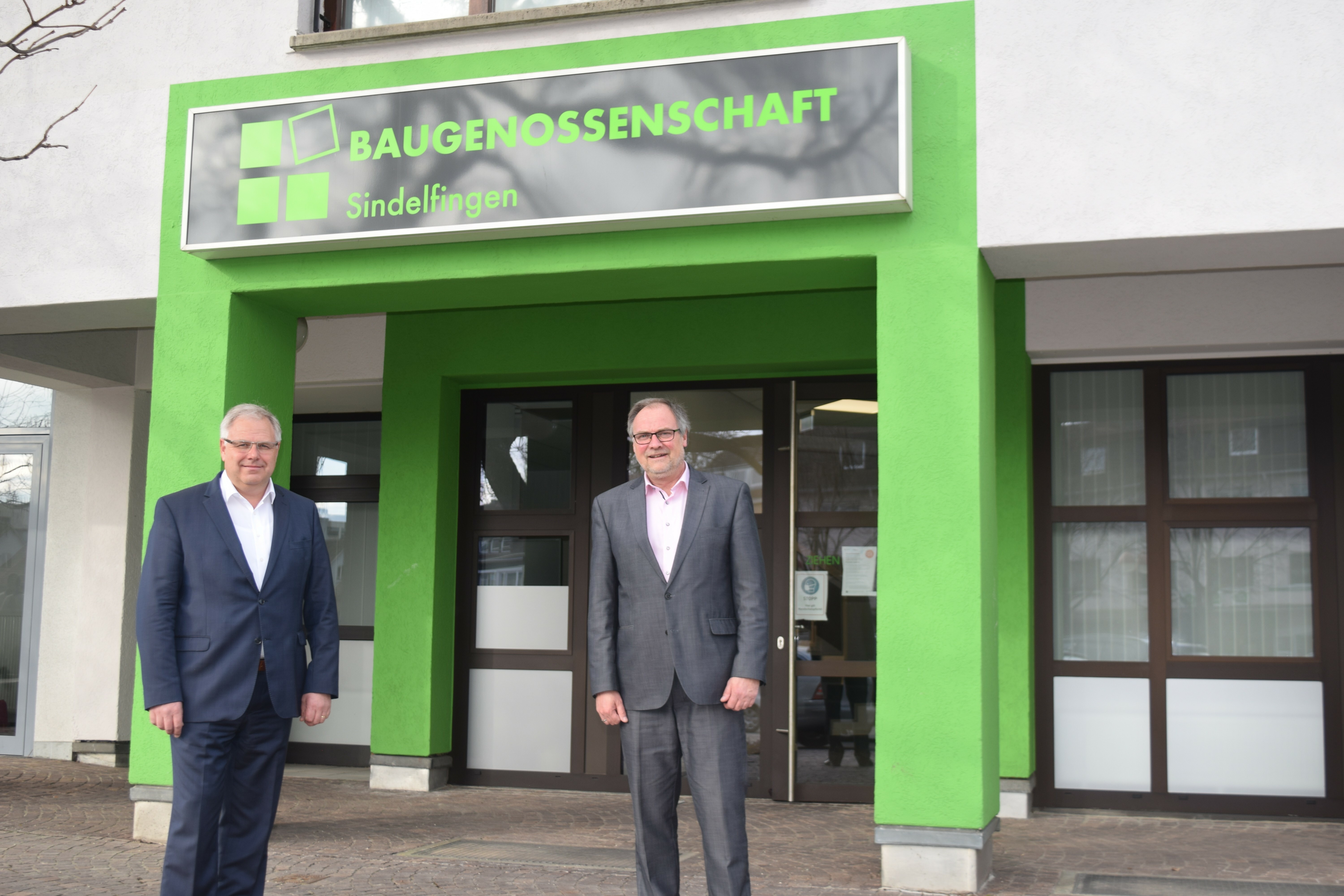 Das neue Vorstandsteam: Markus Singer (links) und Christian Zeisler.  Bild: Krauter