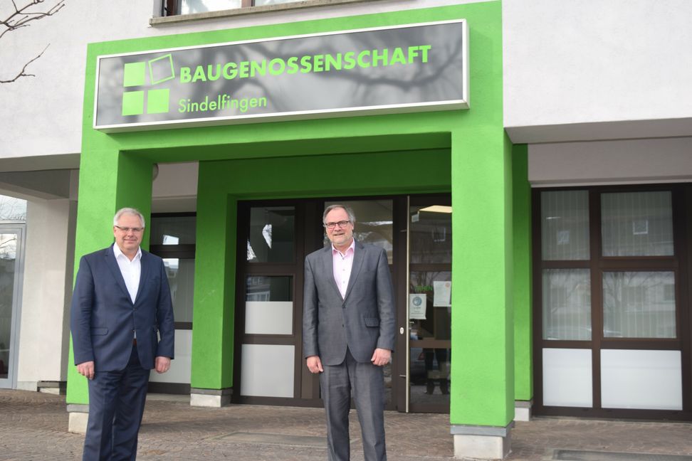 Das neue Vorstandsteam: Markus Singer (links) und Christian Zeisler. Bild: Krauter