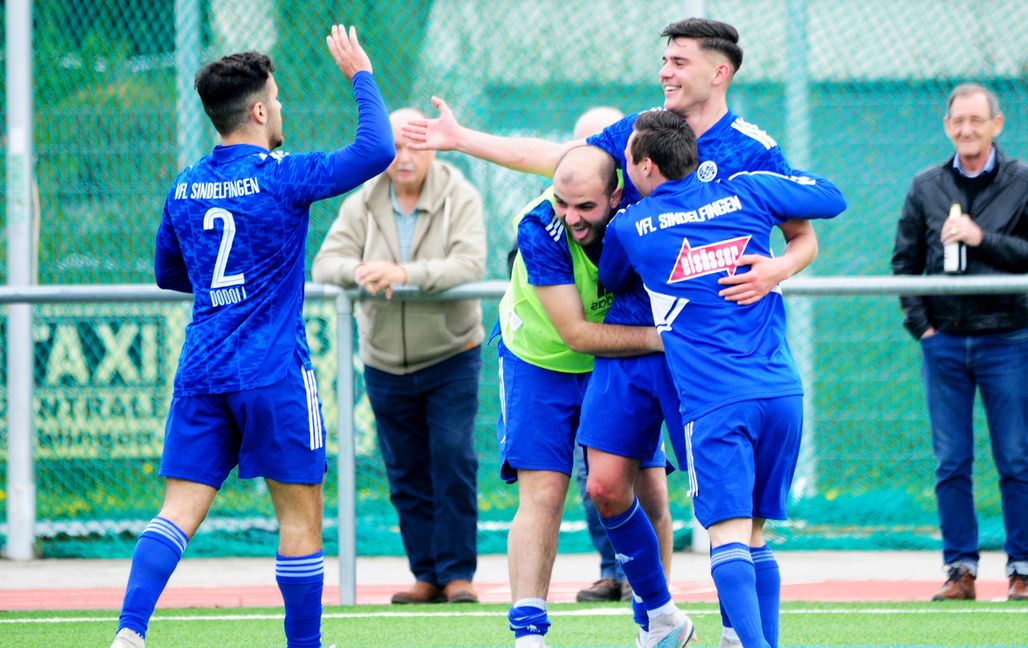 Jubel über den Treffer zum 3:1-Endstand.