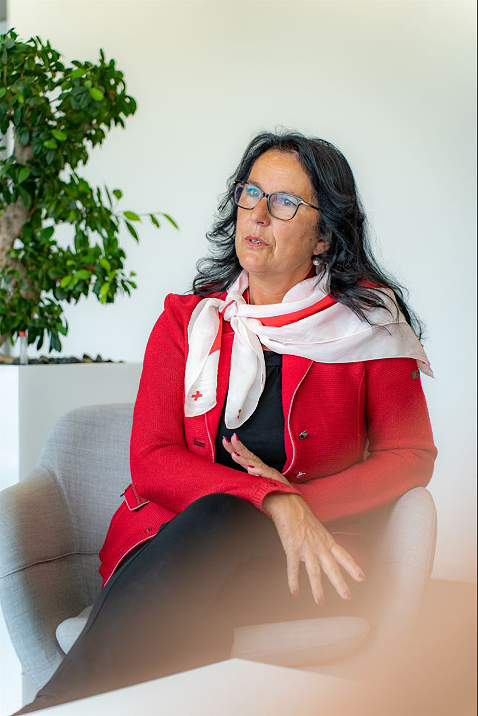 Carmen Koebe ist vielfältig engagiert. Besonders beim Deutschen Roten Kreuz freut man sich darüber.    Bild: DRK