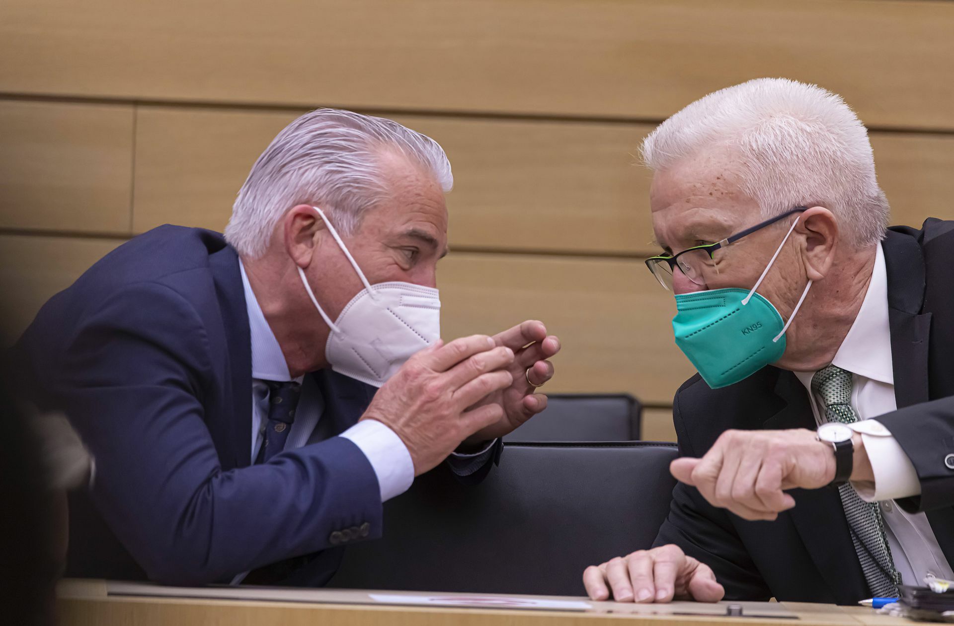 Thomas Strobl (links) und Winfried Kretschmann haben sich  immer verständigt.