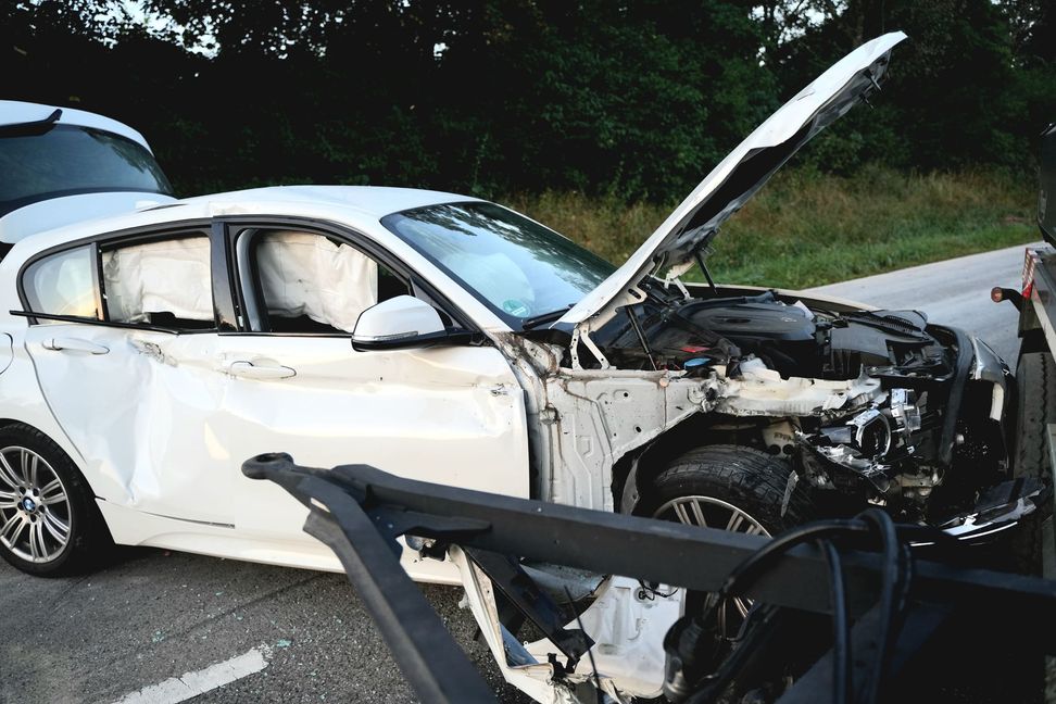 Ungewöhnlicher Unfall in Holzgerlingen.