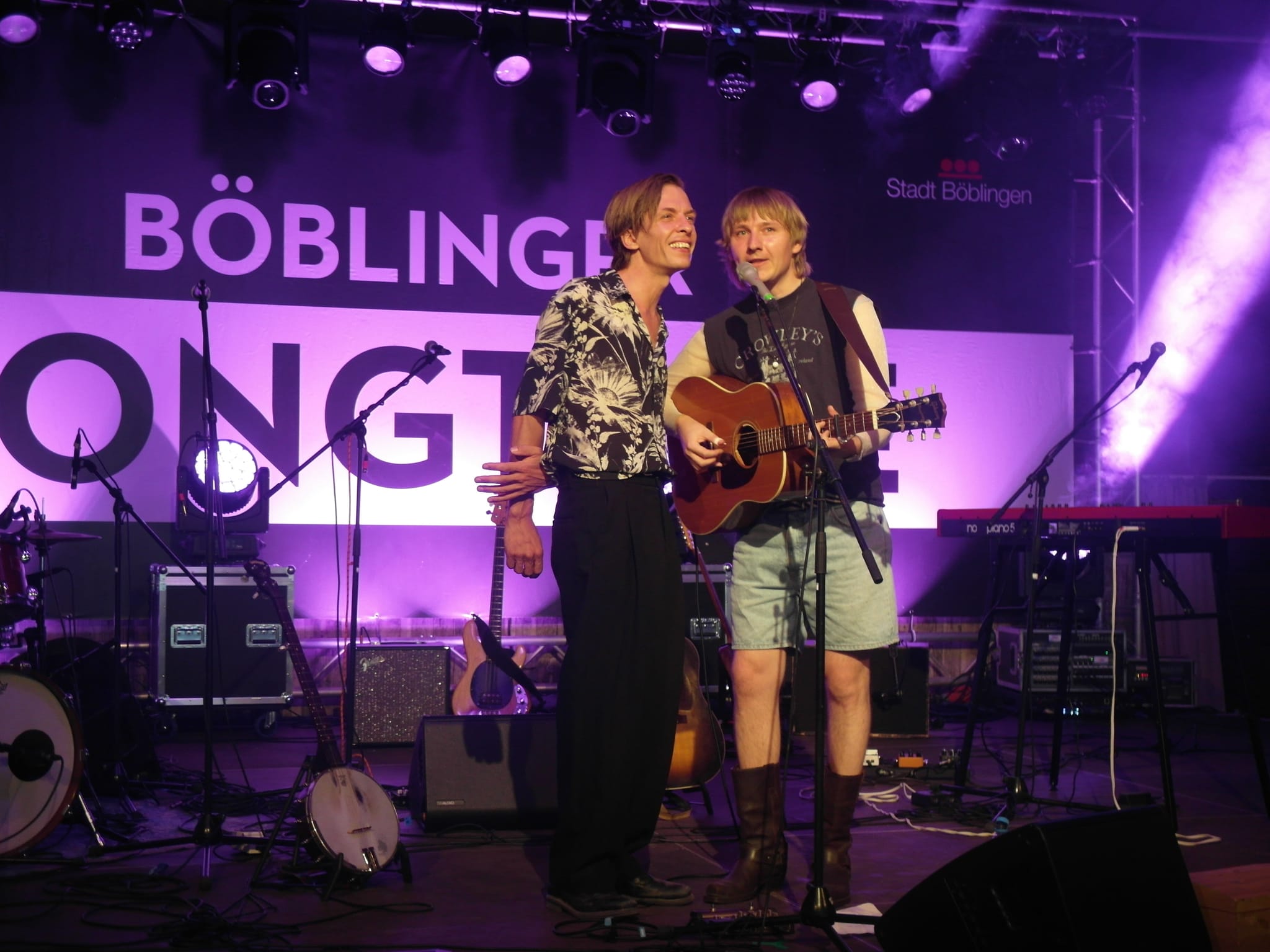 Max Prosa und David Lübke (von links).
