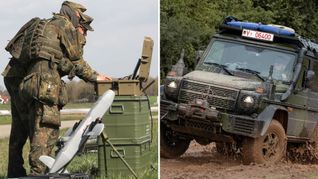 Die G-Klasse, hier bei der Bundeswehr im Einsatz, soll auch bei der Tytan-Drohnenabwehr helfen.