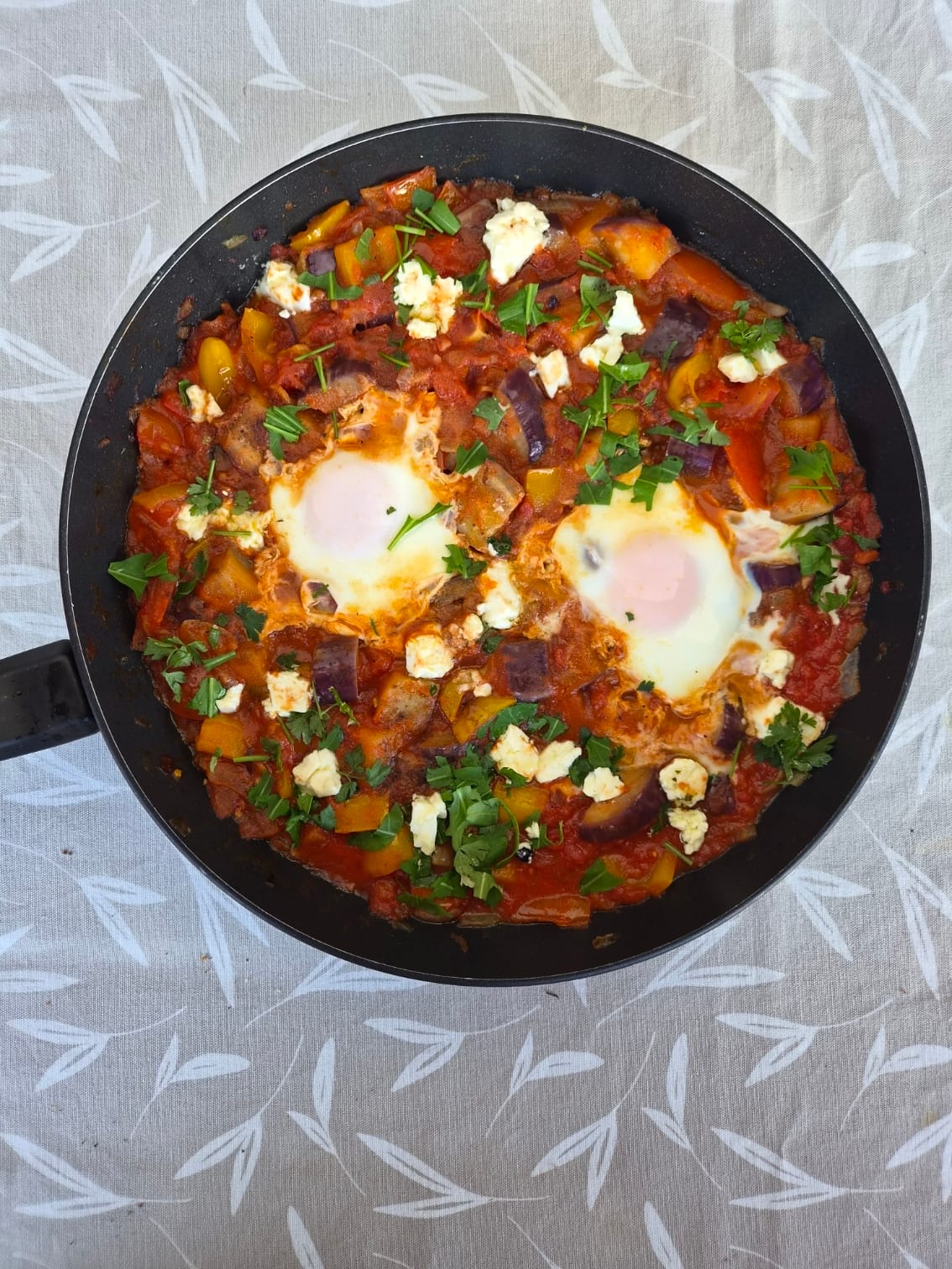 Würzige Auberginen-Shakshuka  Bild: Nüßle