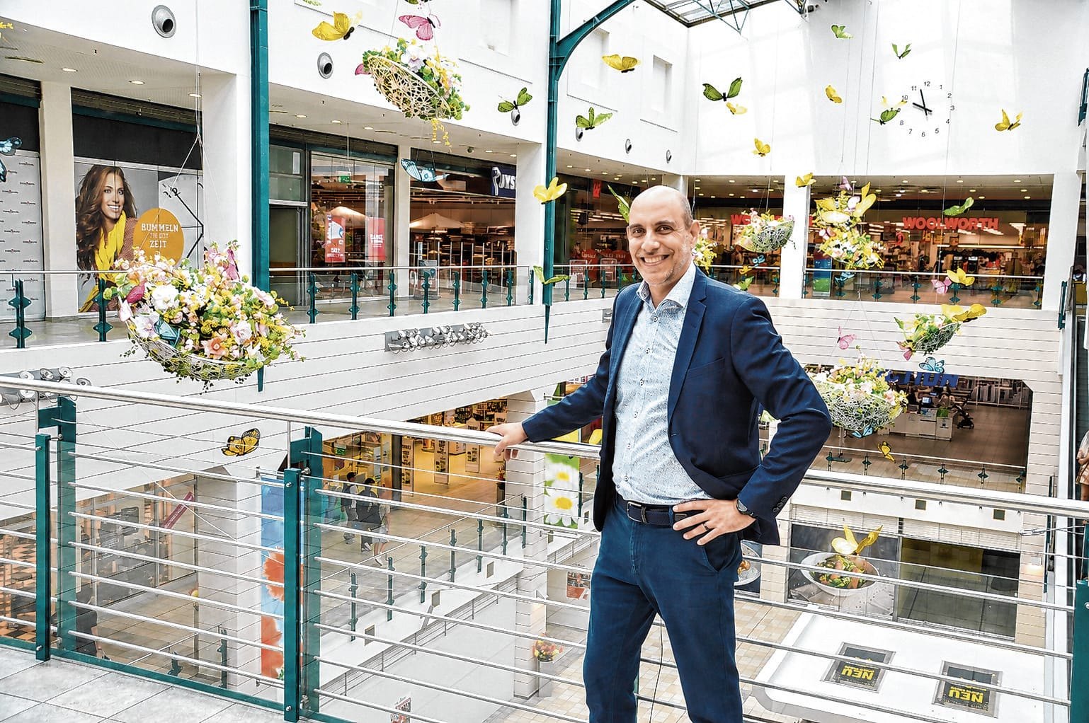 Claudio Bergfeld, der neue Center-Manager des Sindelfinger Stern Centers, blickt optimistisch in die Zukunft.