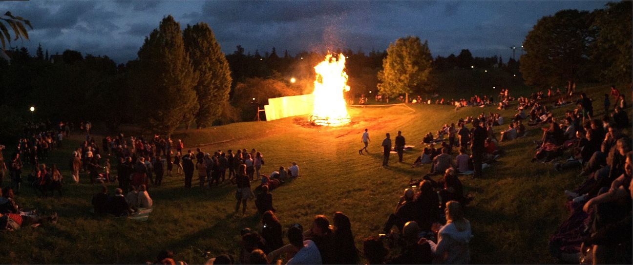 Am Samstag gibt es erstmals nach der Corona-Pause wieder ein Sonnwendfeuer in Darmsheim. Bild: Archiv
