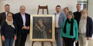Auf unserem Foto (von links9: Sven Reisch, Leiter des Amts für Kultur, Heidrun Behm, Vorsitzende des Böblinger Galerievereins, Rainer Ganske, Böblinger Baugesellschaft, Patrick Pajda, Kulturstiftung der Kreissparkasse, Corinna Steimel, Galerieleiterin ,Ruth Ringwald, Böblinger Galerieverein, Markus Baumgart, Böblinger Galerieverein und Gunter Krieger, Schatzmeister des Böblinger Galerievereins.
