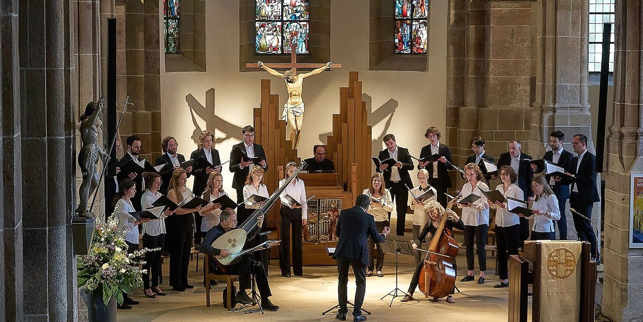 Das Sindelfinger Vokalkabinett in der Martinskirche.