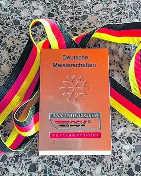 Die Bronzemedaille.