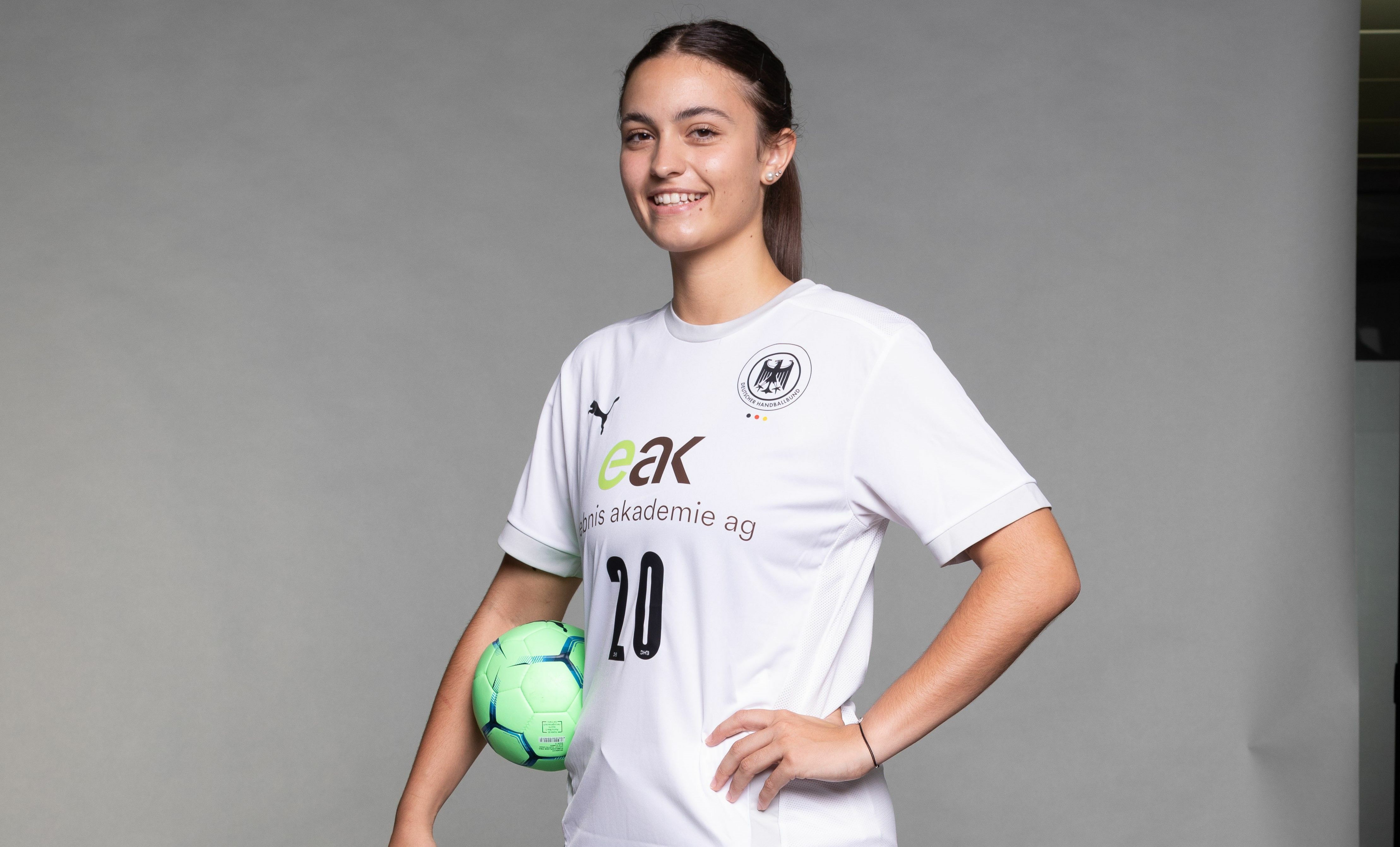 Lotta Gerstweiler spielt für Deutschland bei der U20-WM.    Bild: Kenny Beele/DHB