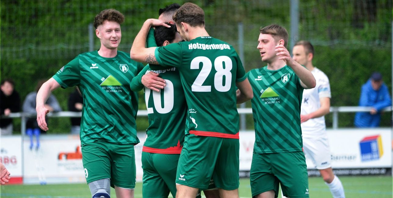 Die Bezirksliga-Fußballer Spvgg Holzgerlingen durfte am Samstag in Deckenpfronn gleich fünf Tore bejubeln. Bild: photostampe/A