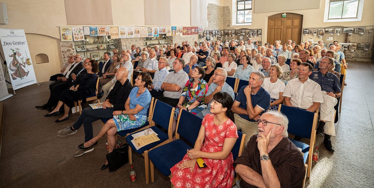 Großes Interesse bei der Jubiläumsfeier des Fördervereins Klösterle.