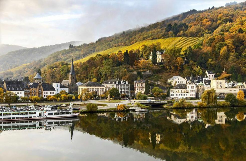 Idyllisch an der Mosel gelegen: Traben-Trarbach.