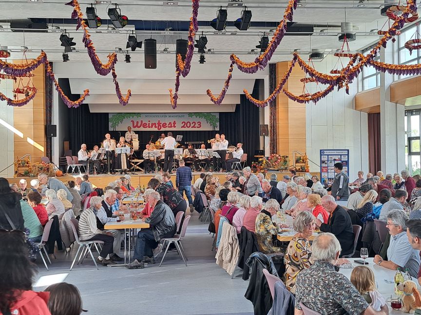Ein voller Erfolg für alle Beteiligten war das Magstadter Weinfest am Wochenende. Bild: Haug