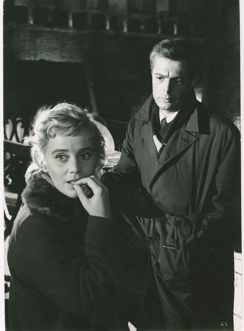 Maria Schell und Marcello Mastroianni in "Weiße Nächte".