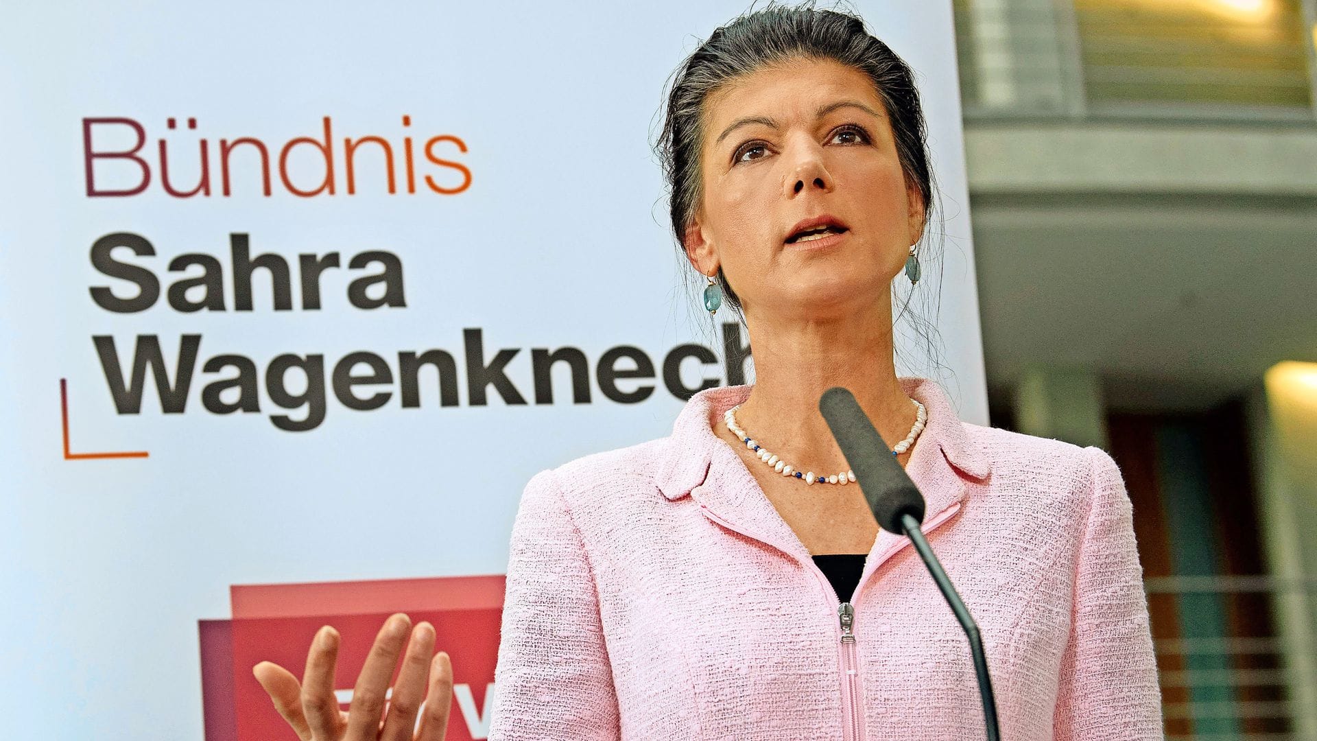 Laut Umfragewerten käme das BSW aktuell auf zweistellige Werte. (Archivbild)