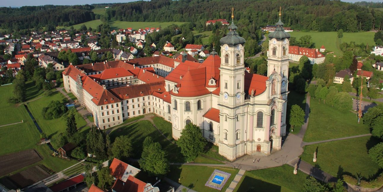 Benediktinerabtei und Basilika Otobeuren.