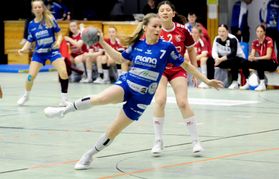 Denise Knoll und die HSG Böblingen/Sindelfingen zogen mit 19:21 beim TSV Denkendorf den Kürzeren.