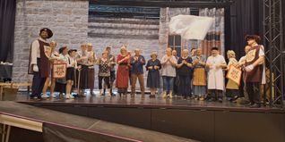 Auf unserem Foto wurde das Musical noch in der Festhalle geprobt, am Freitag wird‘s ernst.