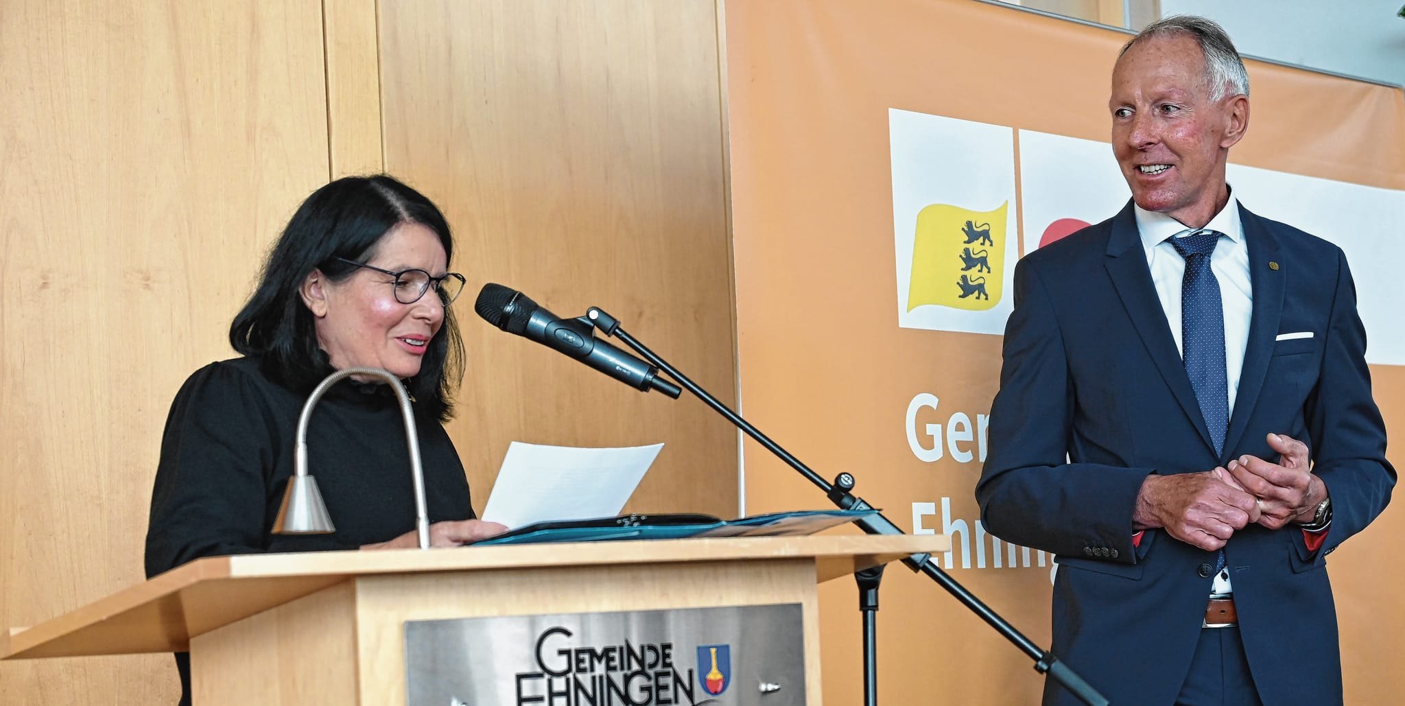 Gabi und Jens Lehmann aus Leipzig schilderten bei der CDU-Feier am Tag der Deutschen Einheit ihre Erlebnisse und Empfindungen auf dem Weg in die Freiheit.