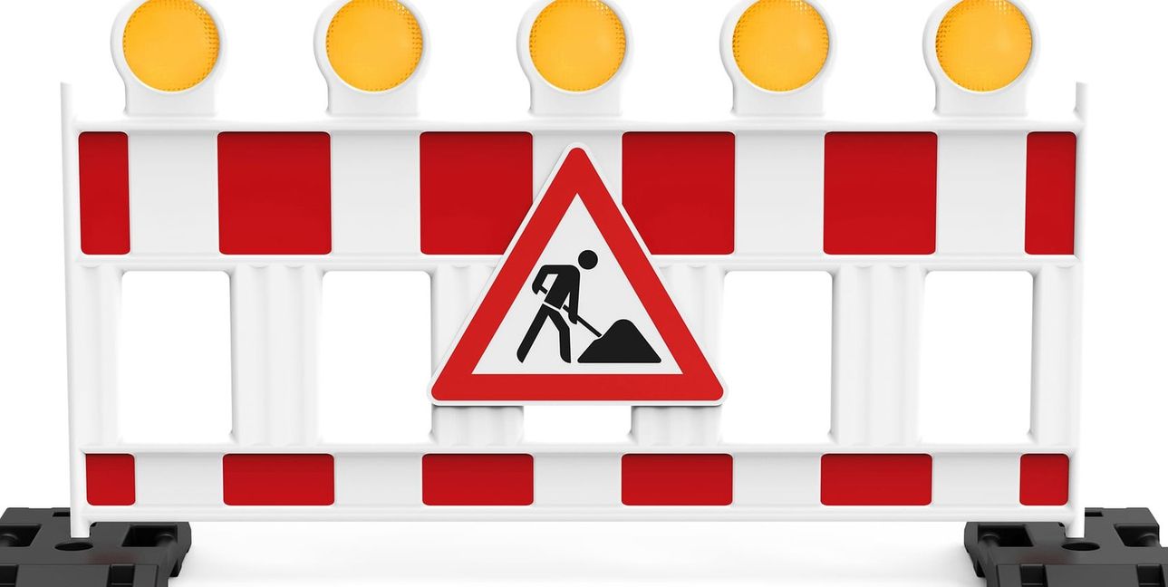 Am Freitag und am Montag wird gesperrt.