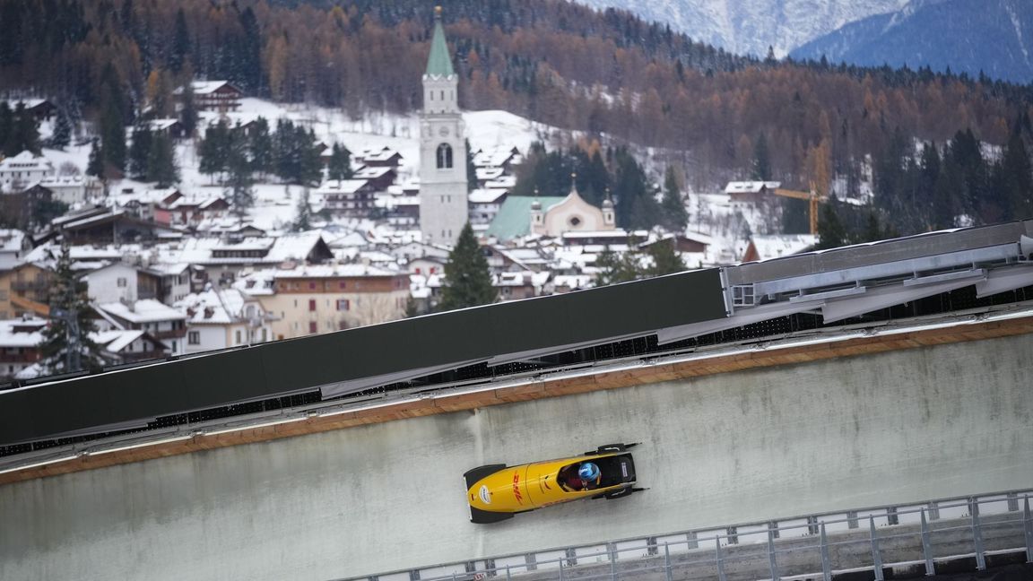 Die neue Bobbahn in Cortina war lange umstritten. (Archivbild)