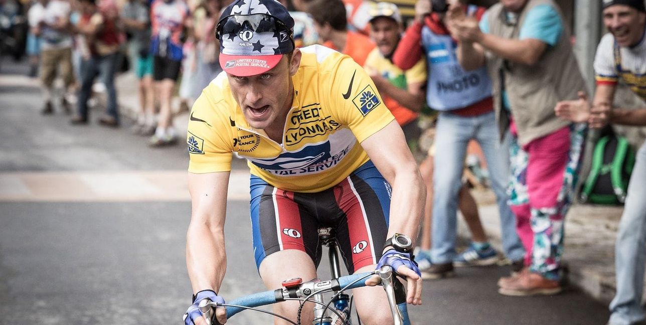 Ben Foster als Lance Armstrong in "The Program".