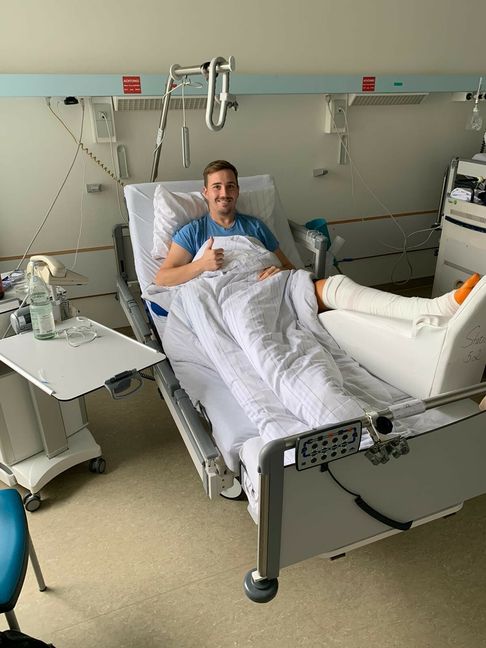 Die OP ist gelungen, seitdem steckt sich der 28-Jährige wieder sportliche Ziele. Bild: z