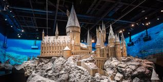 Ein Blickfang: Hogwarts im Schnee.