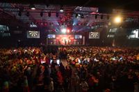Der European Darts Grand Prix macht auf seiner Tour bereits das 14. Mal im Sindelfinger Glaspalast Station.