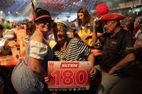 Der European Darts Grand Prix macht auf seiner Tour bereits das 14. Mal im Sindelfinger Glaspalast Station.