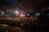 Der European Darts Grand Prix macht auf seiner Tour bereits das 14. Mal im Sindelfinger Glaspalast Station.