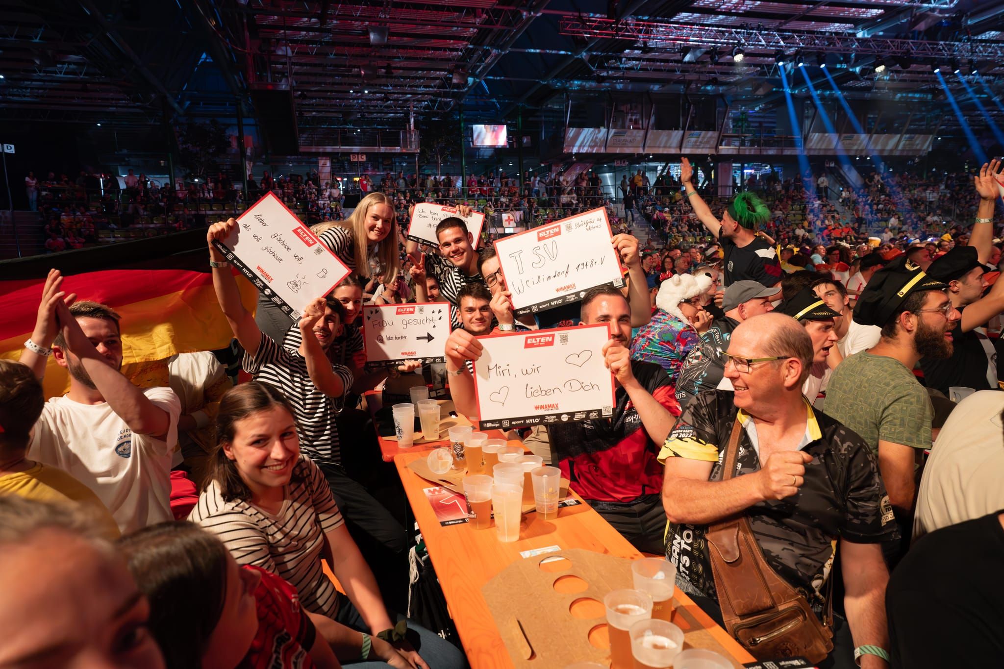 Der European Darts Grand Prix macht auf seiner Tour bereits das 14. Mal im Sindelfinger Glaspalast Station.