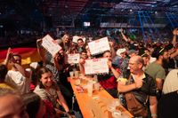Der European Darts Grand Prix macht auf seiner Tour bereits das 14. Mal im Sindelfinger Glaspalast Station.