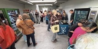 Bei der Eröffnung herrschte reger Betrieb im SB-Märktle.