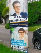 Wahlplakate in Sindelfingen.