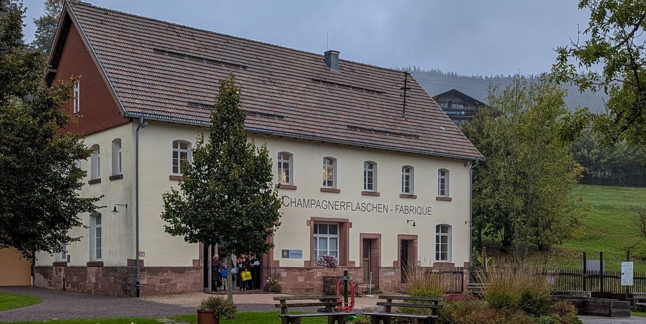 Die ehemalige Champagnerflaschen-Fabrik.