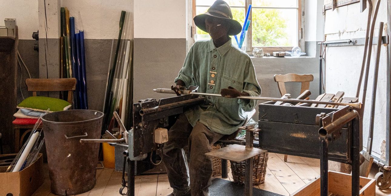 Einblicke ins Glasbläserhandwerk.