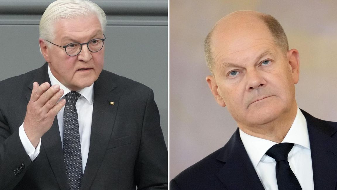 Nach Angaben eines Regierungssprechers wird Bundeskanzler Olaf Scholz (SPD) gemeinsam mit Steinmeier nach Rom reisen. (Archivbilder)