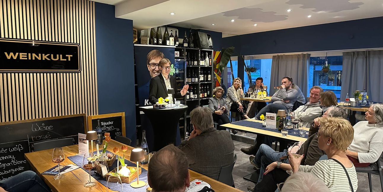 After-Work-Gespräch mit Markus Kleemann über die Zukunft von Kultur im Weinkult.