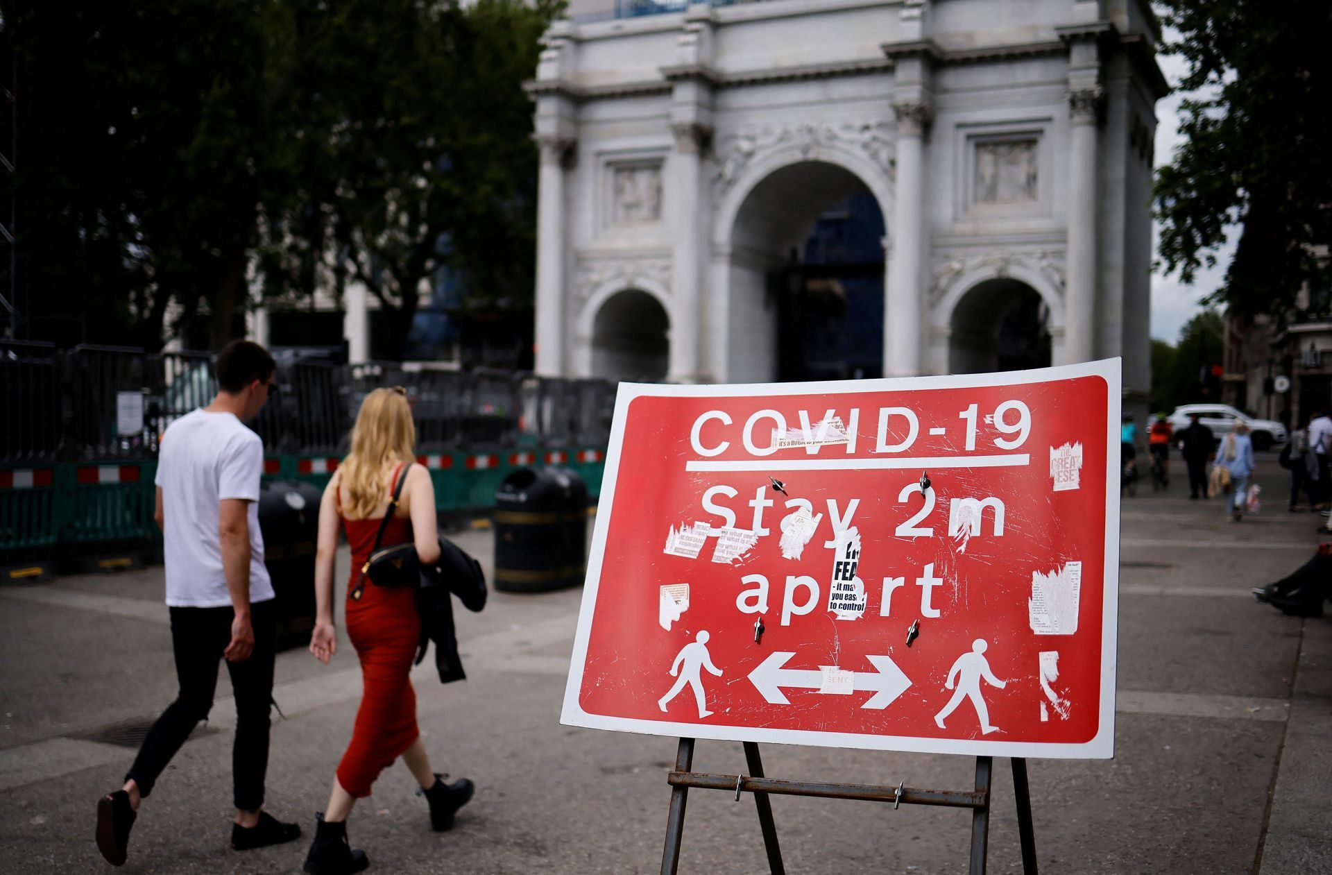 Großbritannien hat seine für den 21. Juni vorgesehenen Lockerungen um mindestens vier Wochen verschoben.
 Foto: AFP/TOLGA AKMEN