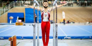 Deniz Bulut am Barren. Die WTG verliert ein dramatisches Duell am Ende knapp gegen Schwäbisch Günd -Wetzgau. Bild: Benni Lau