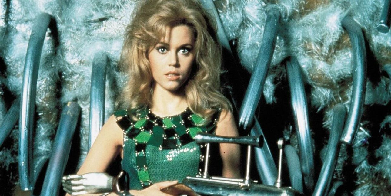 So sexy war der Weltraum 1968: Janes Fonda als „Barbarella“.