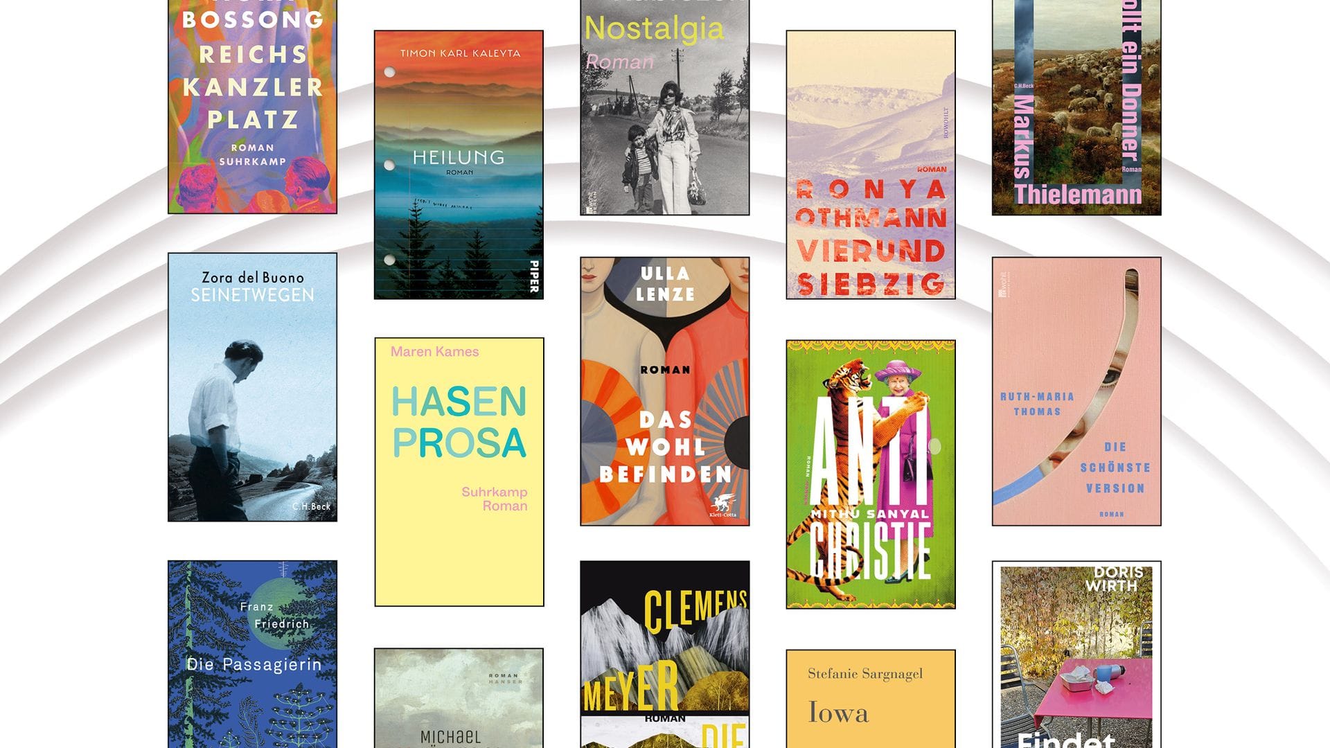 Wer bekommt im Oktober den Deutschen Buchpreis? 20 Titel sind nominiert. (Foto Handout)