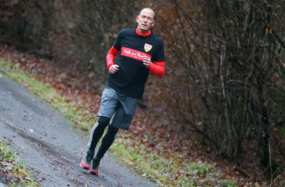 Regelmäßiges Laufen hat Jürgen  „Cheasy“  Trzcinski in seinen Alltag eingebaut.  Foto: Baumann