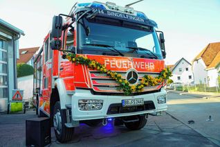 Das neue Löschgruppenfahrzeug vom Typ LF20 ersetzt ein über 30 Jahre altes Löschfahrzeug.   Bild: Dettenmeyer