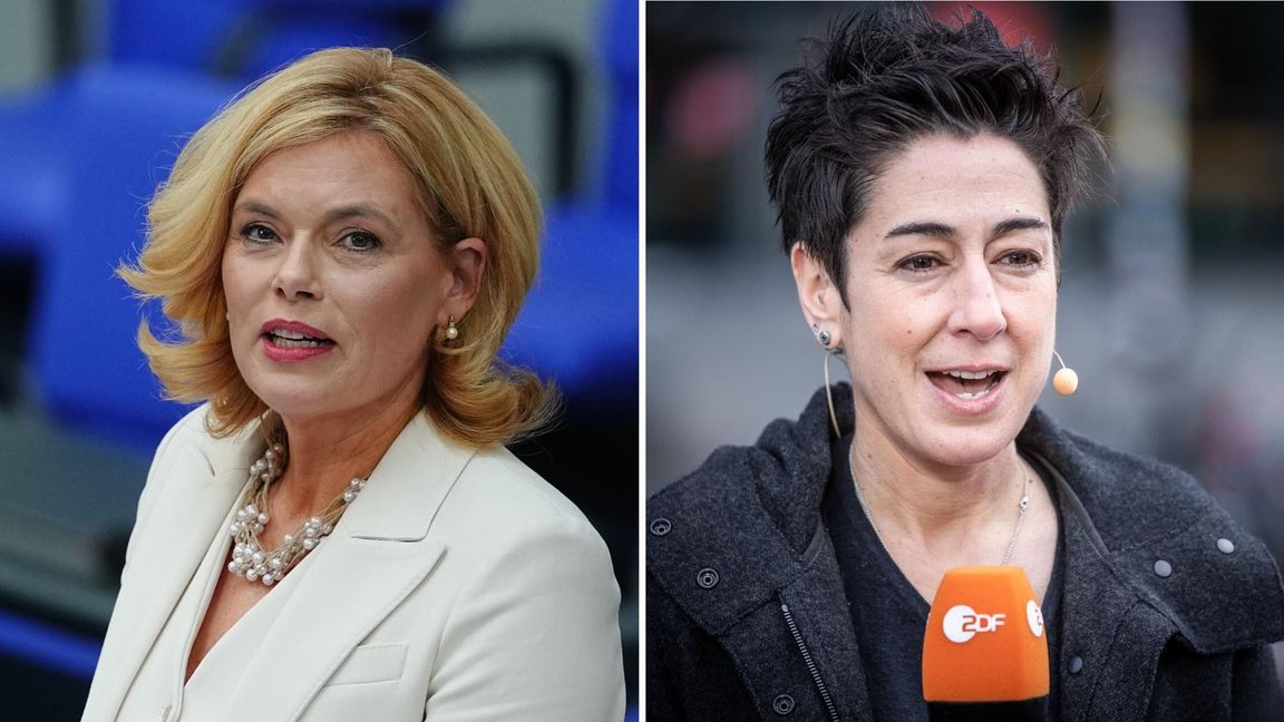 Bundestagspräsidentin Julia Klöckner steht in der Kritik nachdem sie einen Beitrag zu Moderatorin Dunja Hayali geteilt hat.