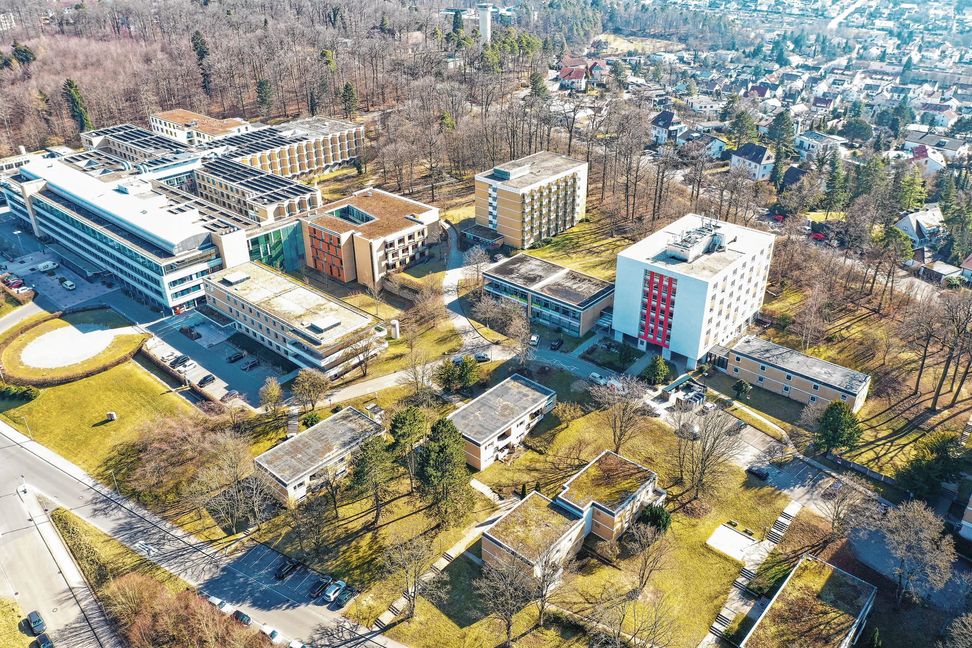 Das Kreiskrankenhausareal. Nach Vorstellung der Initiatoren der Petition soll dort künftig ein Technologie-Campus entstehen.